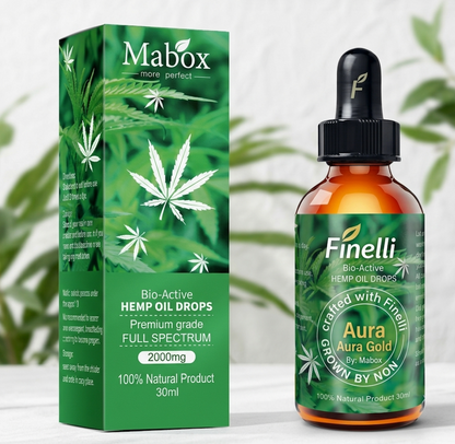 Finelli Aura Gold: for Stress Relief, Sleep, Hair & Skin Care